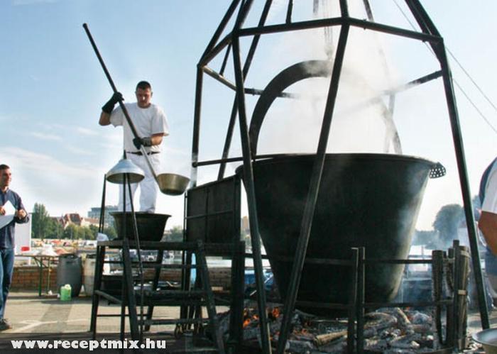 Fõ a szegedi halászlé - Nemzetközi Tiszai Halfesztivál 2008