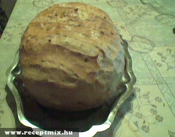 Pataki tálban sütött napraforgós kenyér Terike módra