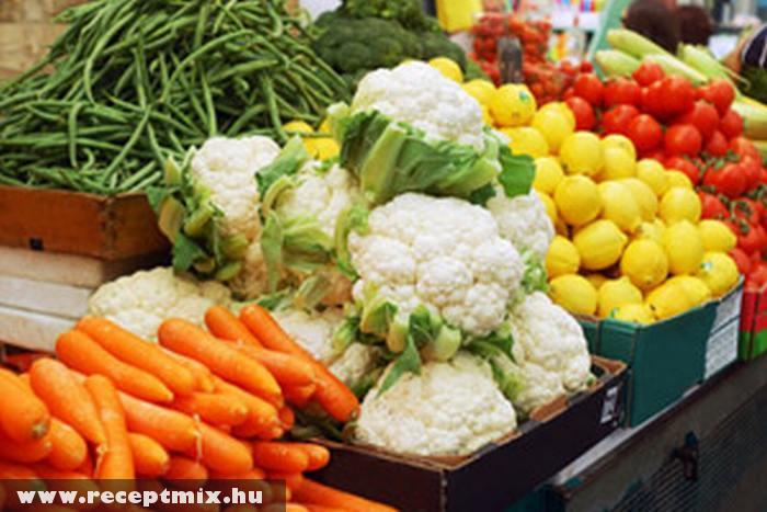 Friss és egészséges zöldségek