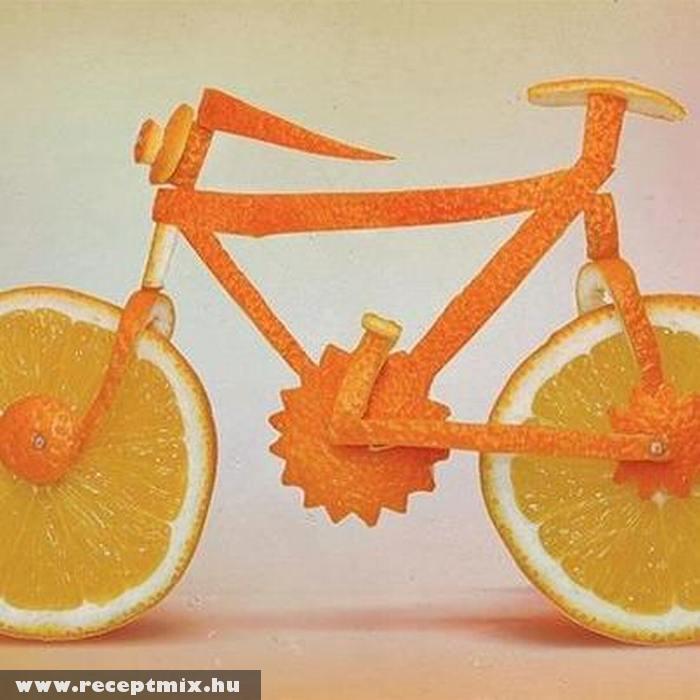 Bicikli narancsból