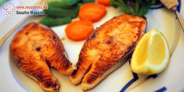 Sült hal párolt zöldségekkel