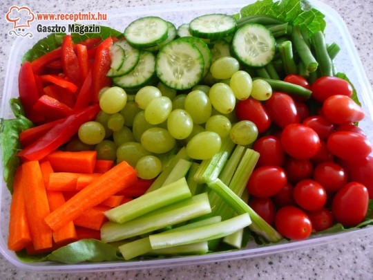 Zöldségtál