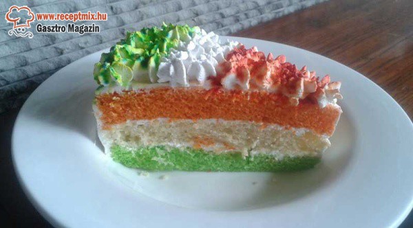 Tricolor sütemény