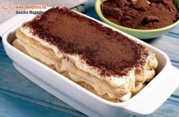 Tiramisu mascarponével, 20 perc alatt kész