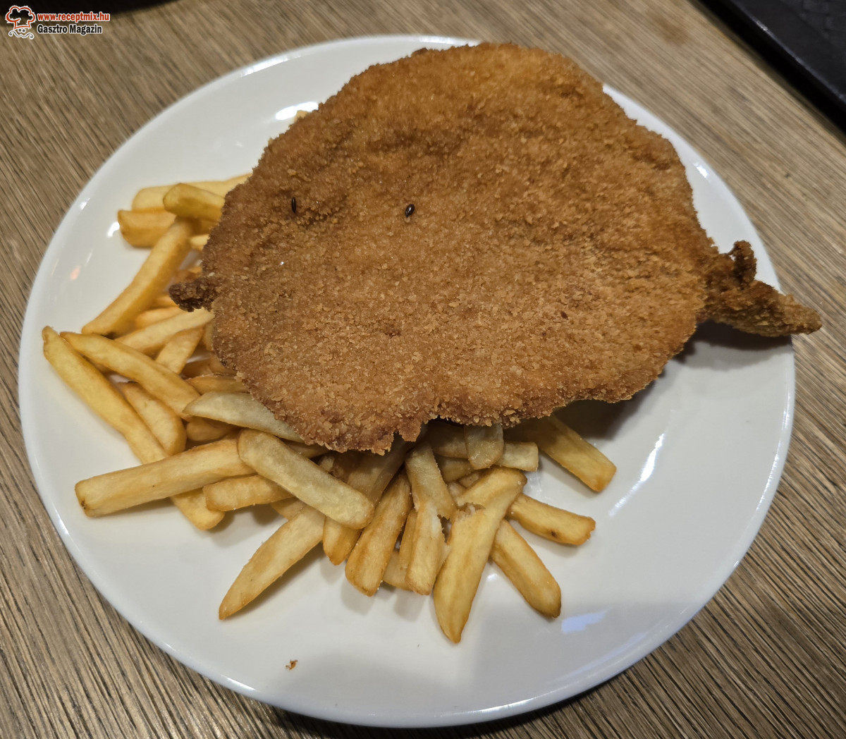 Rántott sertésszelet, sültkrumpli