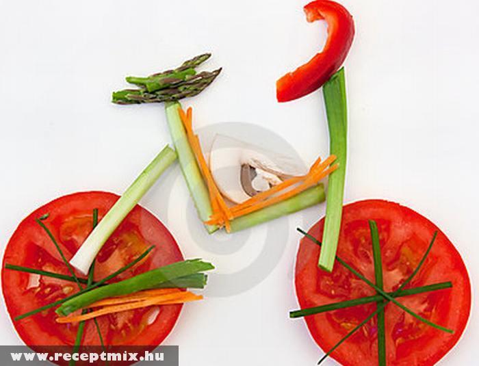 Bicikli zöldségekbõl