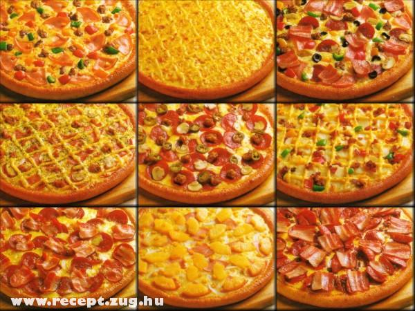 Pizza variációk