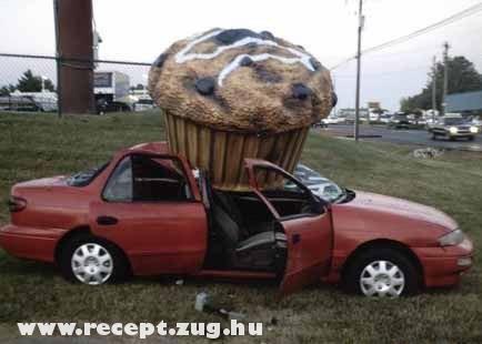 Muffin esett a kocsimra!