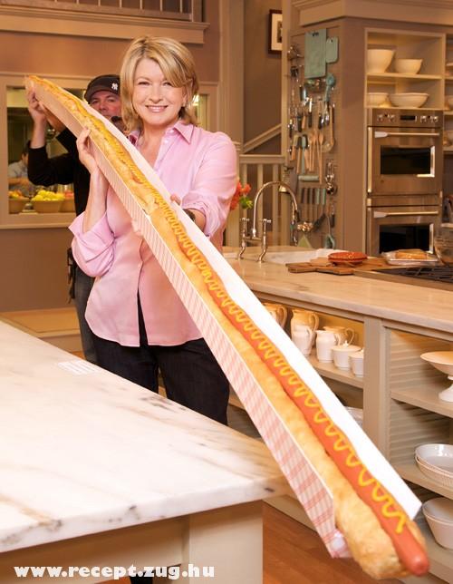 Martha Stewart és az óriás hot-dog