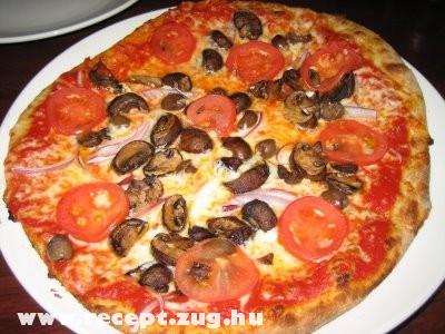 Eredeti olasz gombás pizza