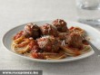 Bolognai húsgolyók spagettivel
