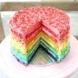 Többszínű torta