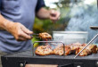 Grill pácolt sertés grillen