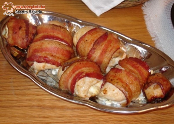 Baconös csirkemell