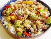Vegyes zöldségesrizs Vegyes zöldségesrizs
